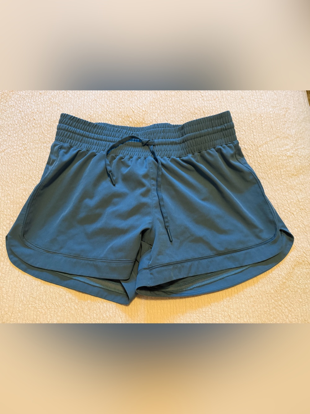 MPG Teal Blue Athletic Drawstring Shorts